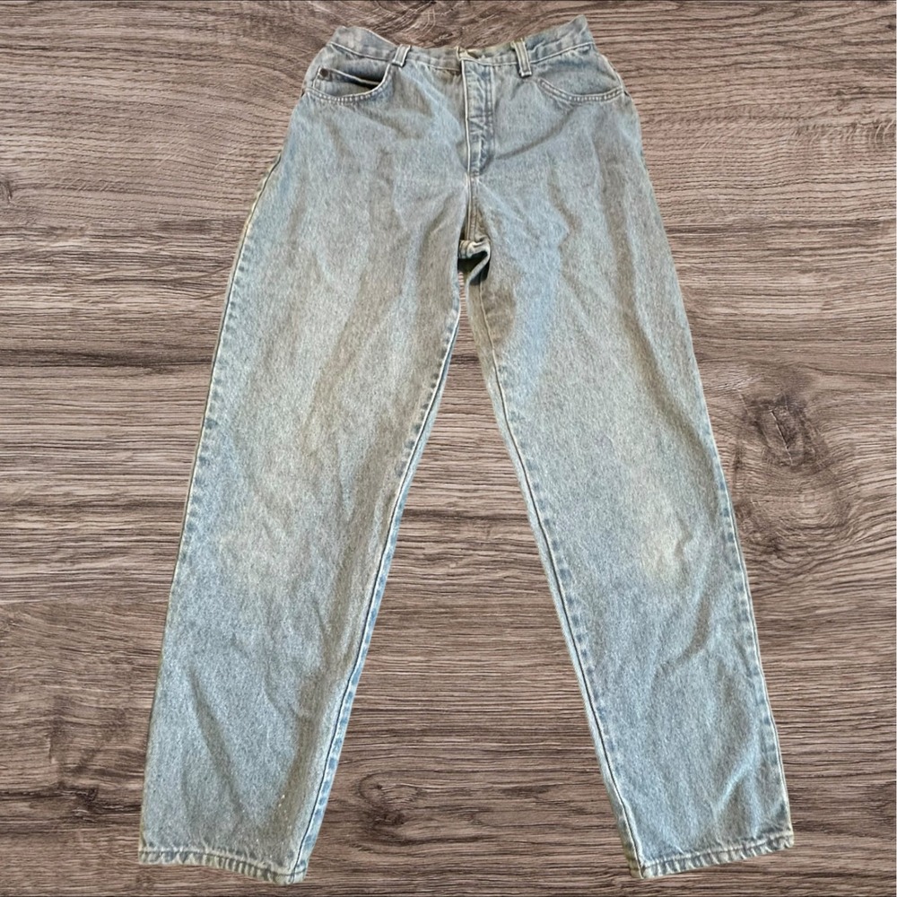 Hunt Club Vintage‎ 90s High Waisted Mom Jeans Light Wash USA Made Size 12 28x28